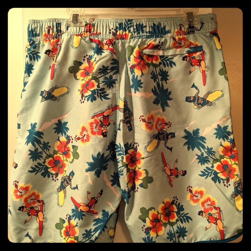 Batman & Robin Swim Trunks